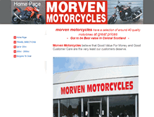 Tablet Screenshot of morvenmotorcycles.co.uk